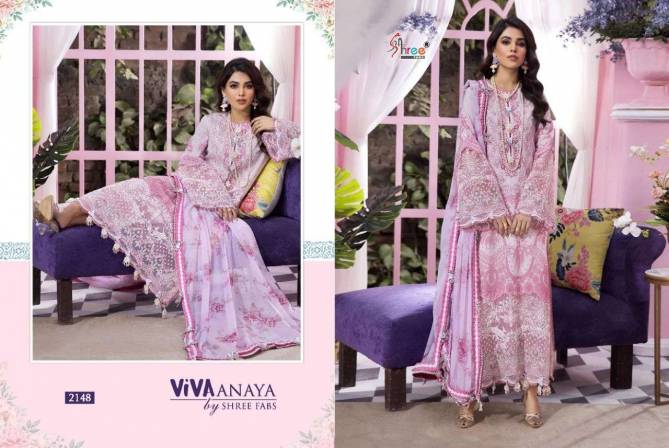 Shree Viva Anaya Fancy Casual Wear Lawn Cotton Pakistani Salwar Kameez Collection